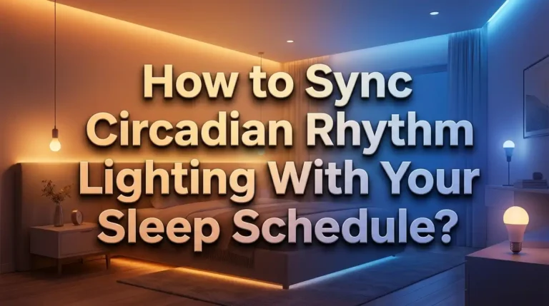 How to Sync Circadian Rhythm Lighting With Your Sleep Schedule?