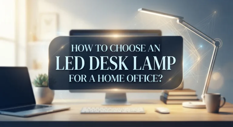 How to Choose an LED Desk Lamp for a Home Office?