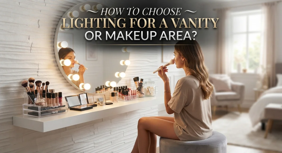 How to Choose Lighting for a Vanity or Makeup Area?