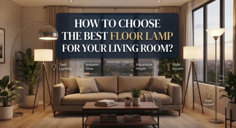 How to Choose the Best Floor Lamp for Your Living Room?