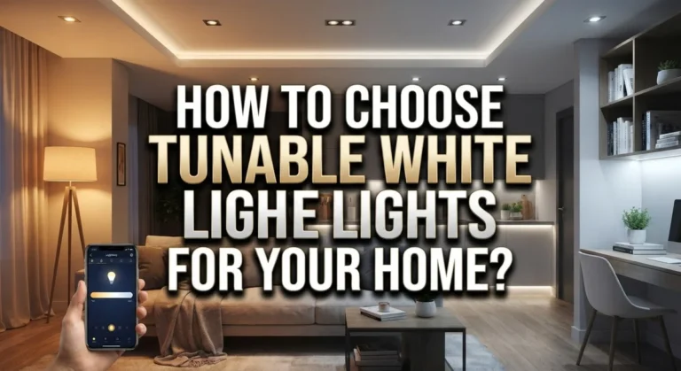 How to Choose Tunable White Lights for Your Home?